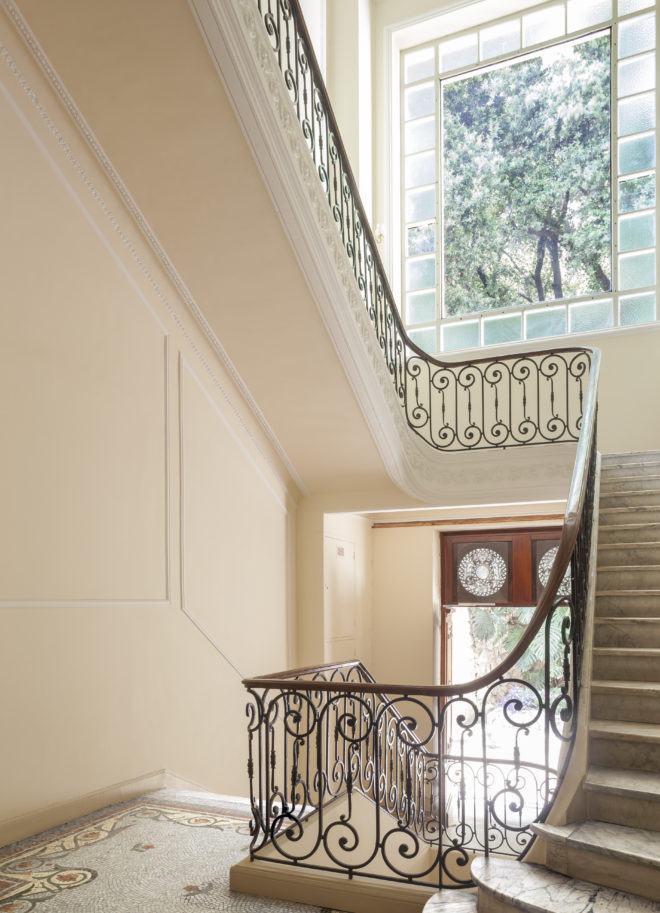 detail intérieur, escalier Castel FLOREA